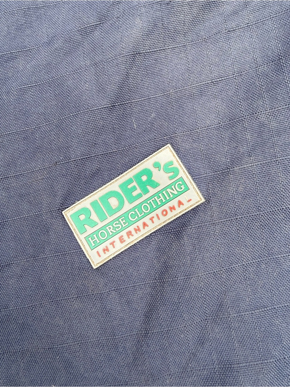 Riders by Dover Horse Turnout NECK COVER wrap size M navy used NO Fill